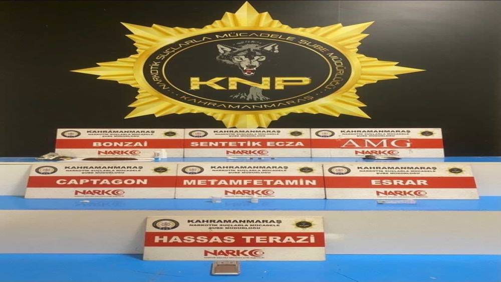Kahramanmaraş&rsquo;ta uyuşturucu operasyonu: 5 tutuklama
