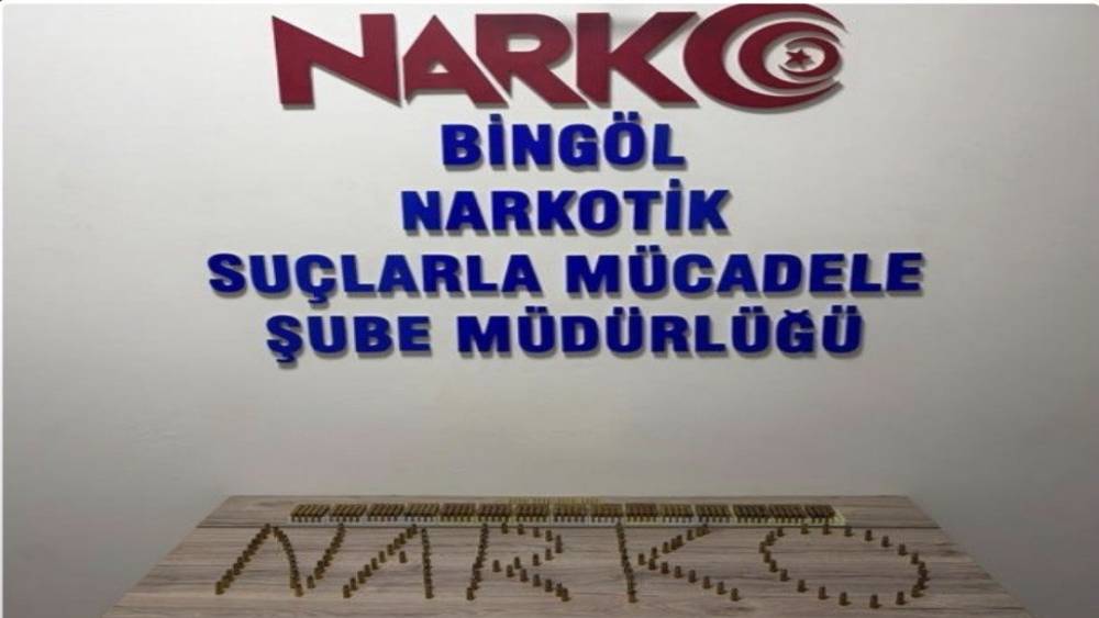 Bing&ouml;l&rsquo;de 600 fişek ele ge&ccedil;irildi: 1 tutuklama
