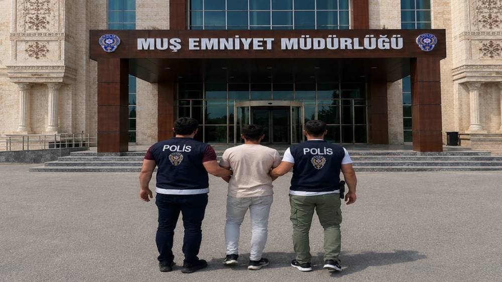 Muş&rsquo;ta firari h&uuml;k&uuml;ml&uuml; yakalandı
