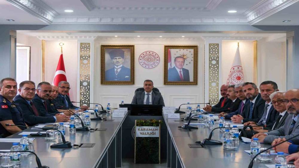 Karaman&rsquo;da &uuml;niversite g&uuml;venliği i&ccedil;in toplantı d&uuml;zenlendi
