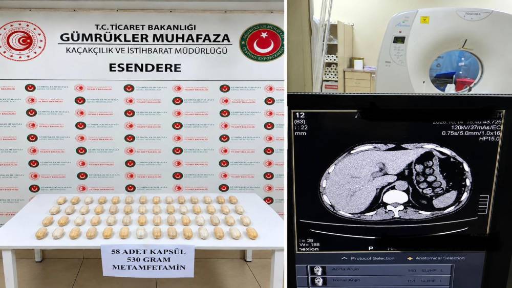 Esendere&rsquo;de 1 kilo metamfetamin ele ge&ccedil;irildi
