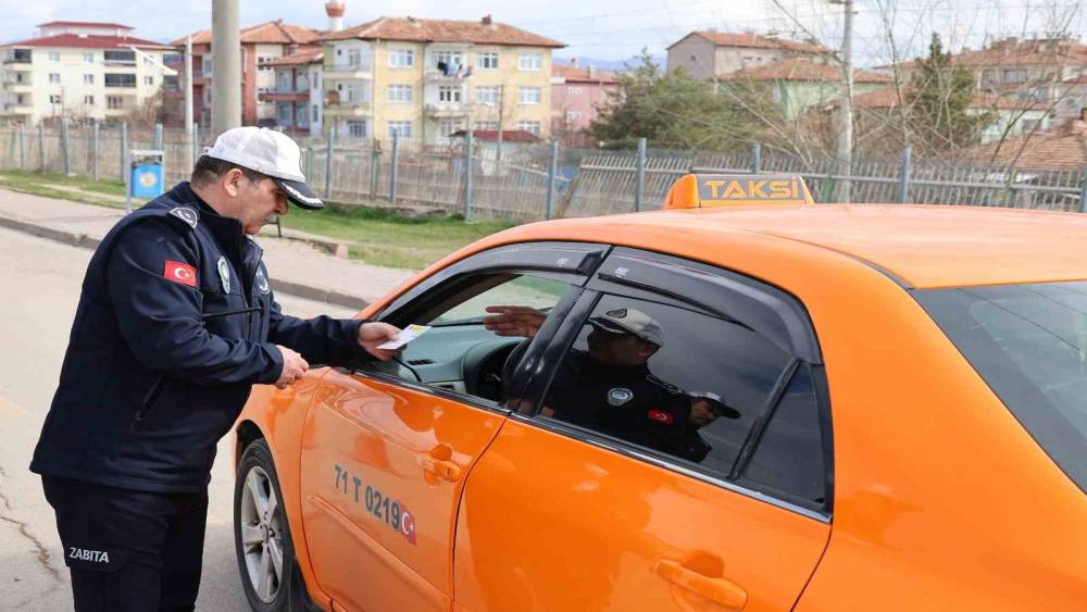 Kırıkkale&rsquo;de toplu taşıma ara&ccedil;larına sıkı denetim
