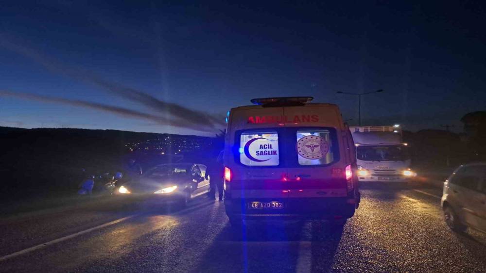 Menteşe&rsquo;de motosiklet kazası: 2 yaralı
