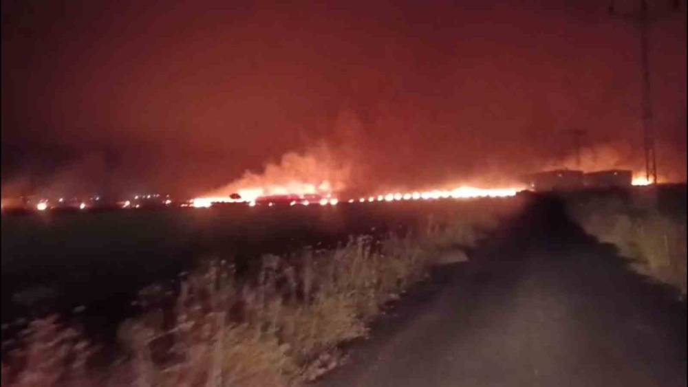 Şırnak&rsquo;ta &ccedil;ıkan yangında 300 d&ouml;n&uuml;ml&uuml;k alan k&uuml;le d&ouml;nd&uuml;
