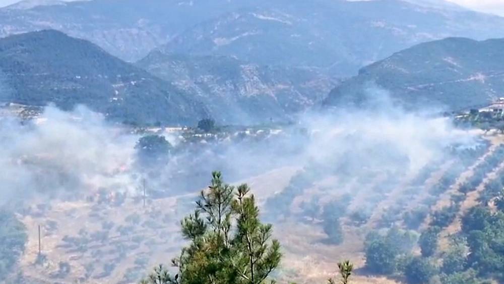 Kahramanmaraş&rsquo;ta bah&ccedil;e yangını
