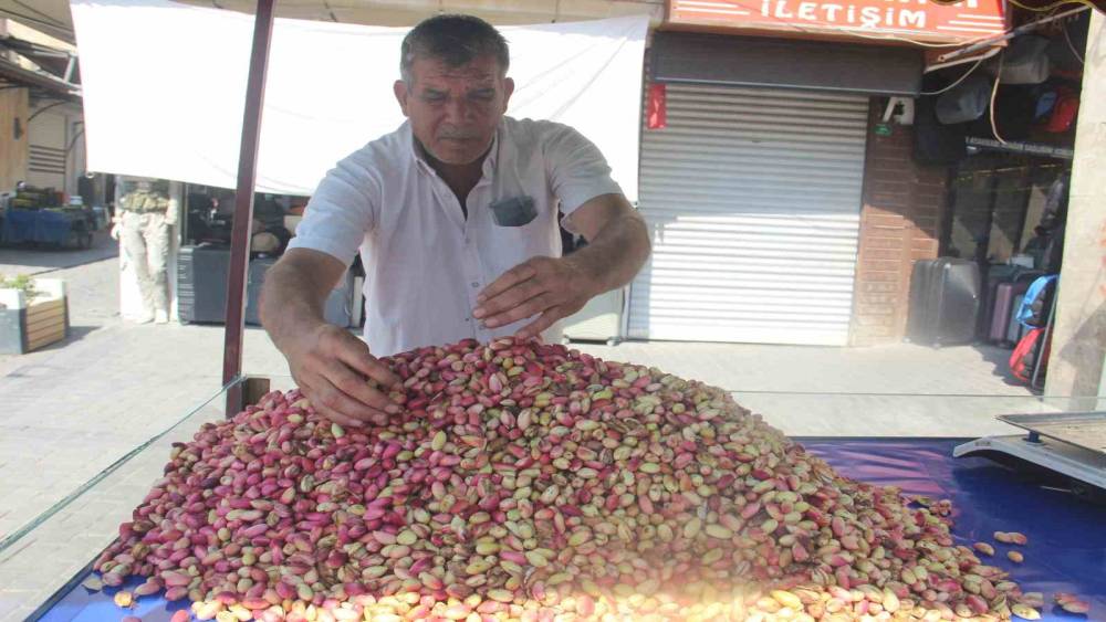 Şanlıurfa&rsquo;da yeni mahsul fıstık tezgahlardaki yerini aldı
