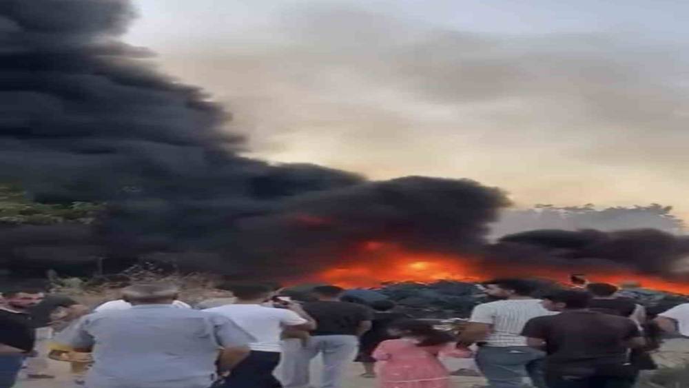 Bursa&rsquo;da hurdalık alanda yangın
