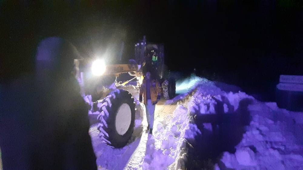 Sivas&rsquo;ta kar esareti: Hastaya 4 saatte ulaşıldı
