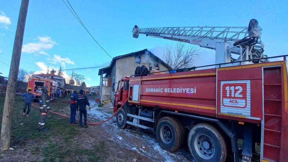 Domani&ccedil;&rsquo;te &ccedil;atı yangını
