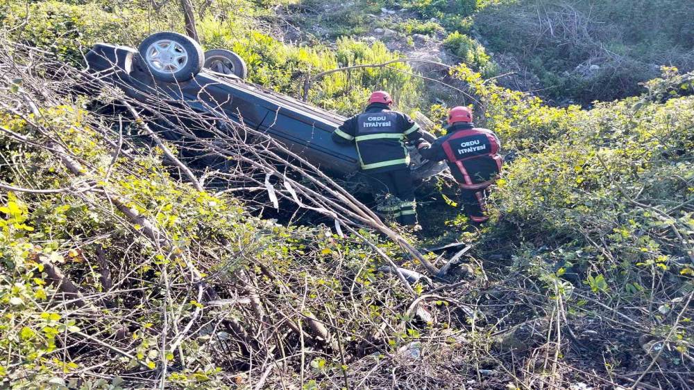 Fatsa&rsquo;da iki ayrı trafik kazası: 3 yaralı
