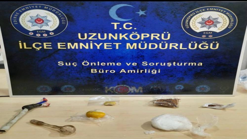 Uzunk&ouml;pr&uuml;&rsquo;de uyuşturucu operasyonu: Ş&uuml;pheli tutuklandı
