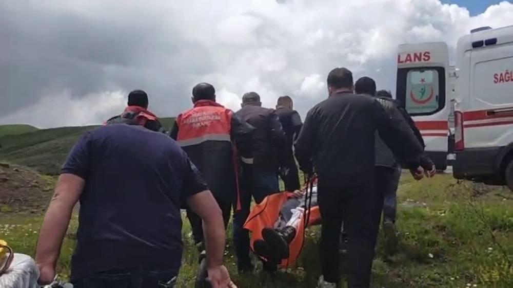 Mantar toplarken ayı saldırısına uğradı
