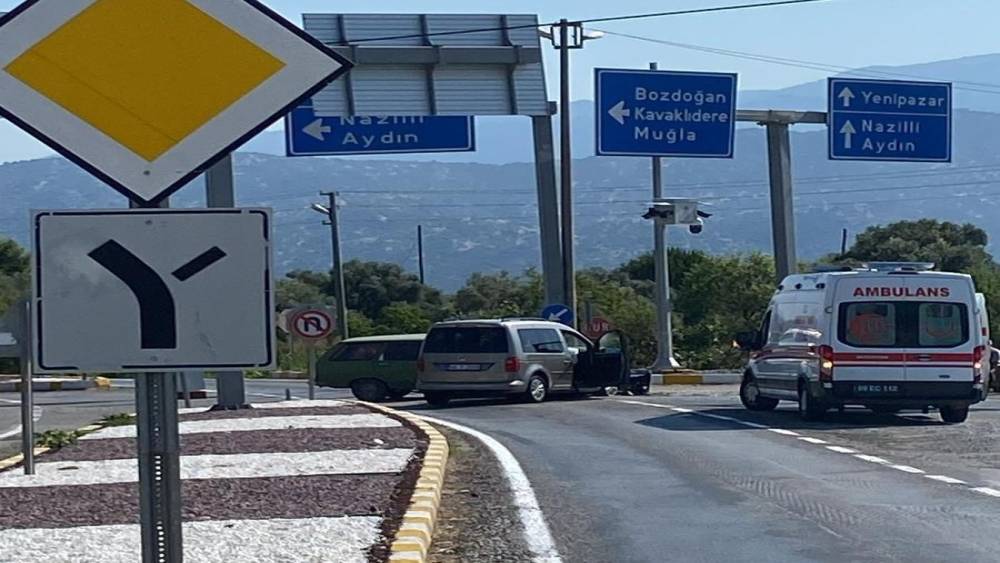 Bozdoğan&rsquo;da trafik kazası: 1 yaralı
