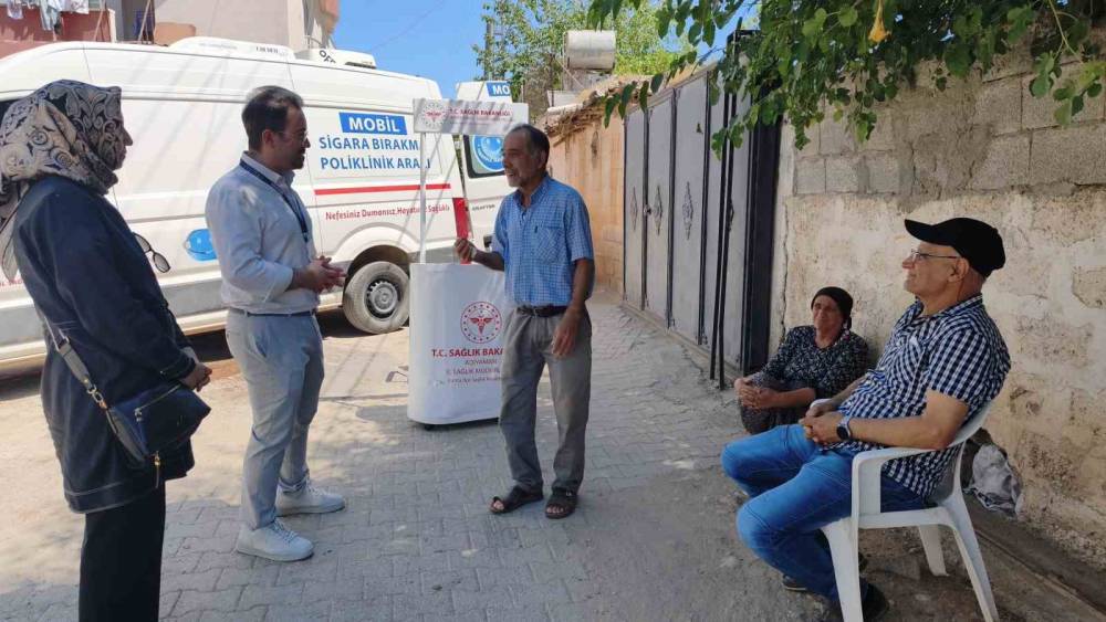 Mobil sigara bırakma polikliniği umut oluyor
