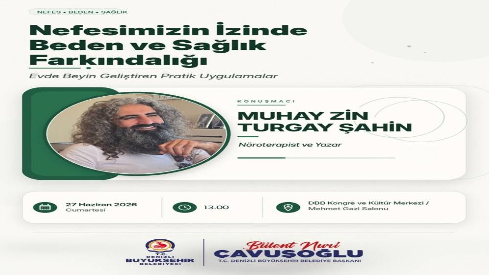 Denizli B&uuml;y&uuml;kşehirden sağlıklı yaşama nefes olacak s&ouml;yleşi
