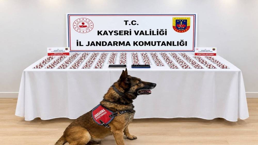 Ş&uuml;phe &uuml;zerine durdurulan ara&ccedil;ta bin 81 adet sentetik hap &ccedil;ıktı
