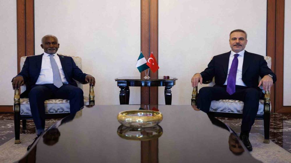 Fidan, Nijeryalı mevkidaşı Tuggar ile Ankara&rsquo;da g&ouml;r&uuml;şt&uuml;
