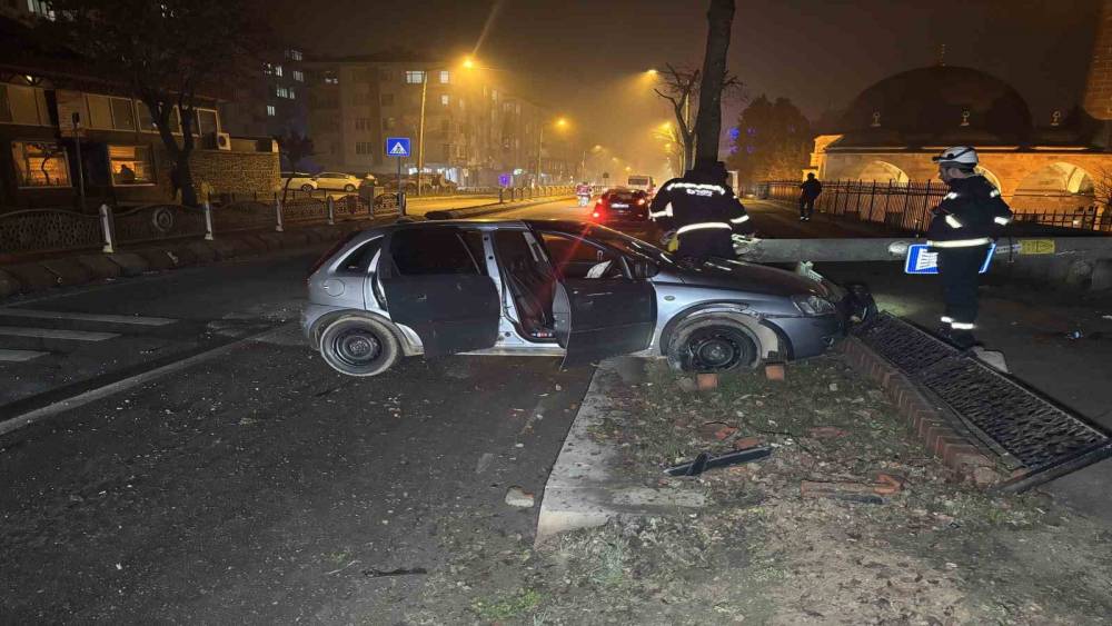 Edirne&rsquo;de sis kazaya sebep oldu
