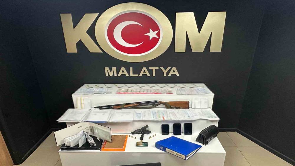 Malatya&rsquo;da tefeci operasyonu: 3 tutuklama
