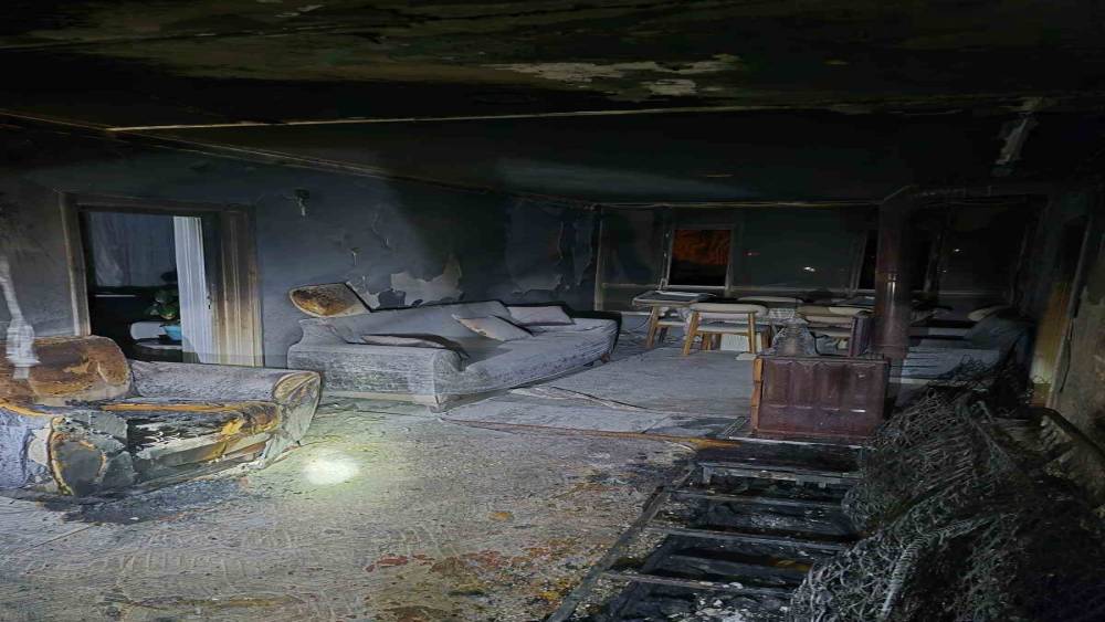 Van&rsquo;da ev yangını
