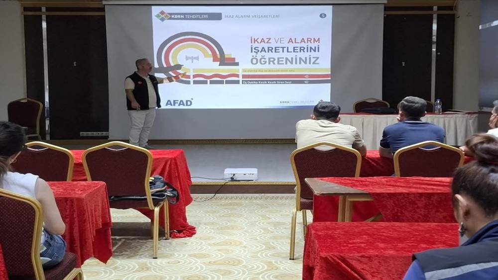AFAD, TPIC personelini muhtemel KBRN tehlikelerine karşı hazırladı
