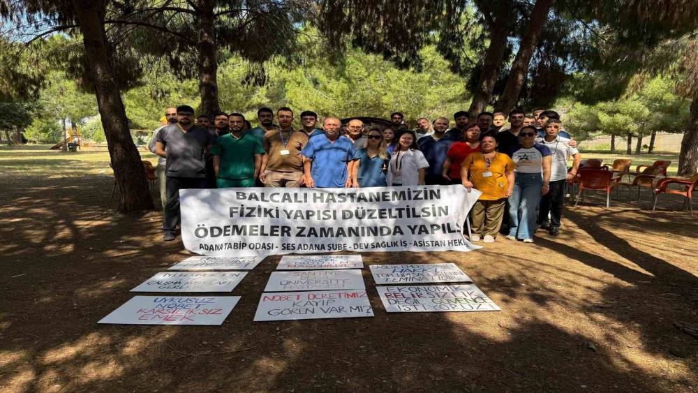 Balcalı Hastanesinde &ccedil;alışan sağlık &ccedil;alışanları 3 g&uuml;n iş bıraktı
