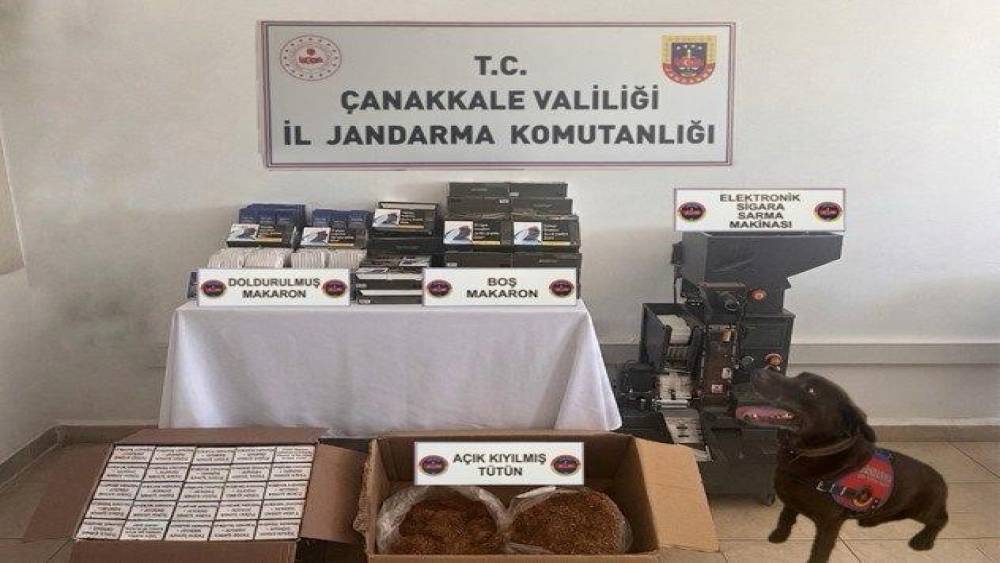 Lapseki&rsquo;de ka&ccedil;ak&ccedil;ılık operasyonu

