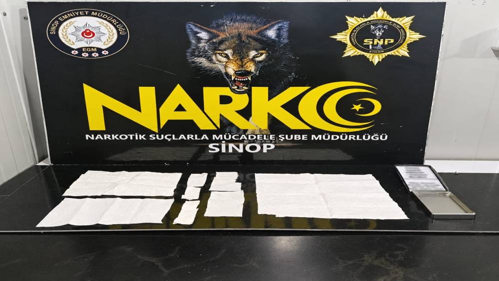 Sinop&rsquo;ta 3 bin 877 kullanımlık uyuşturucu ele ge&ccedil;irildi
