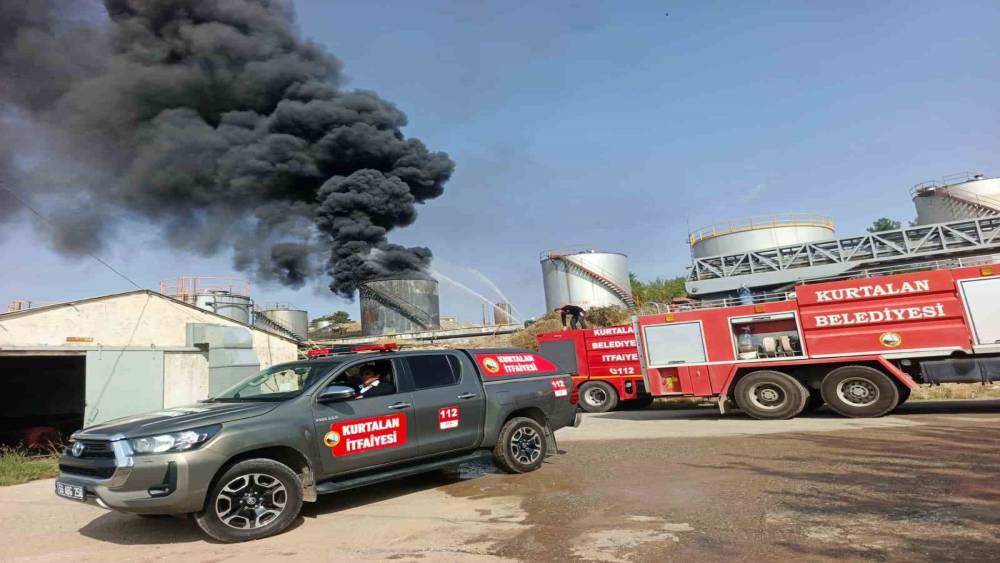 Siirt&rsquo;te petrol sahasında yangın: S&ouml;nd&uuml;rme &ccedil;alışmalarına TOMA da katıldı
