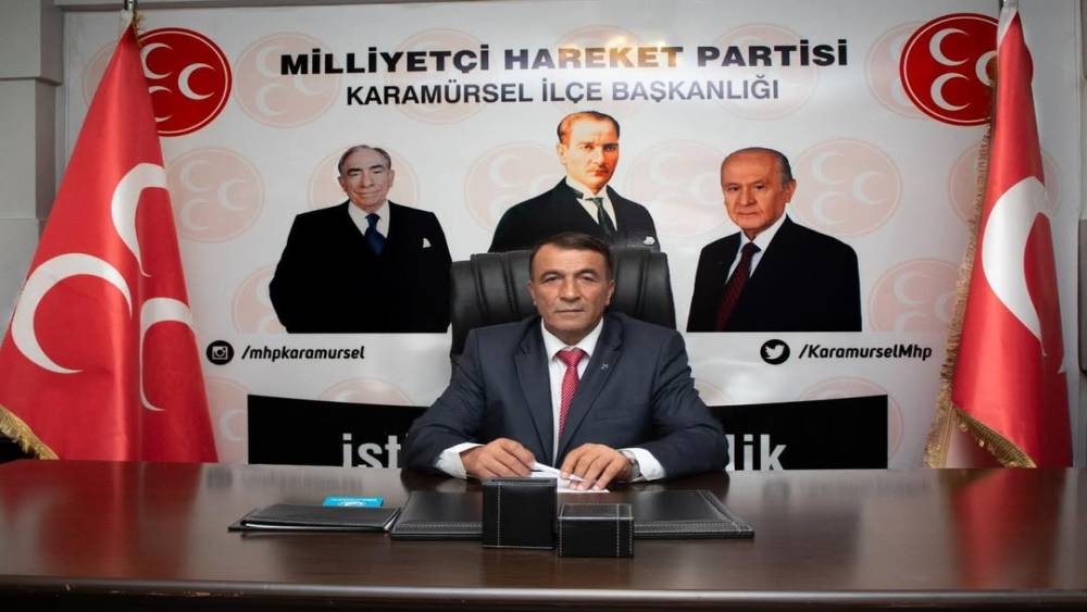 MHP Karam&uuml;rsel il&ccedil;e başkanı istifa etti
