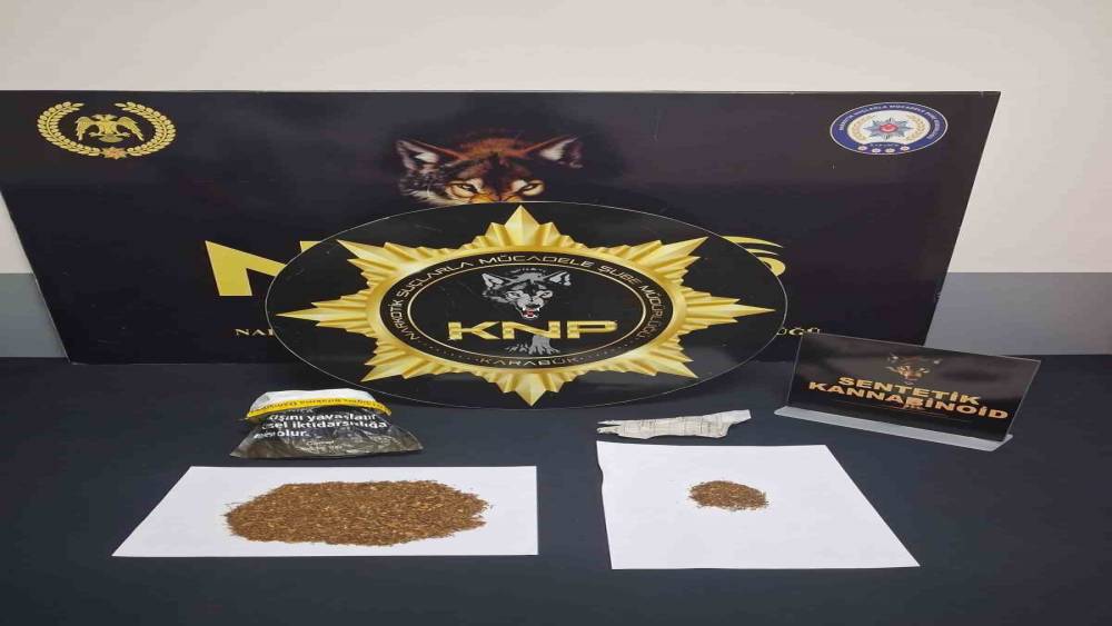 Karab&uuml;k&rsquo;te narkotik operasyonları: 1 tutuklama
