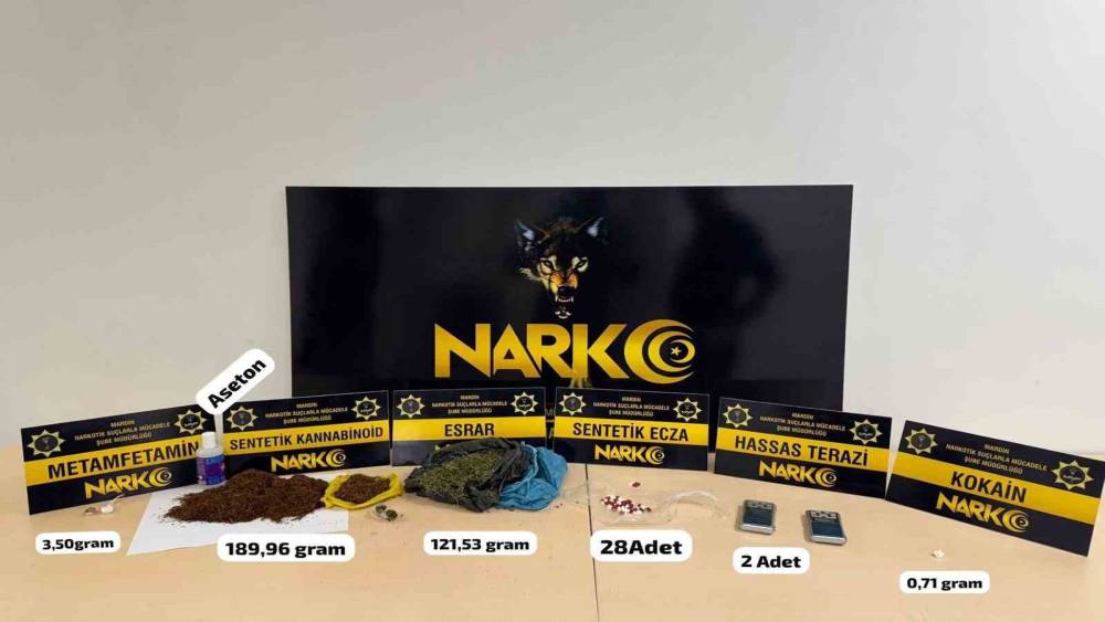 Mardin&rsquo;de uyuşturucu operasyonunda 2 ş&uuml;pheli yakalandı
