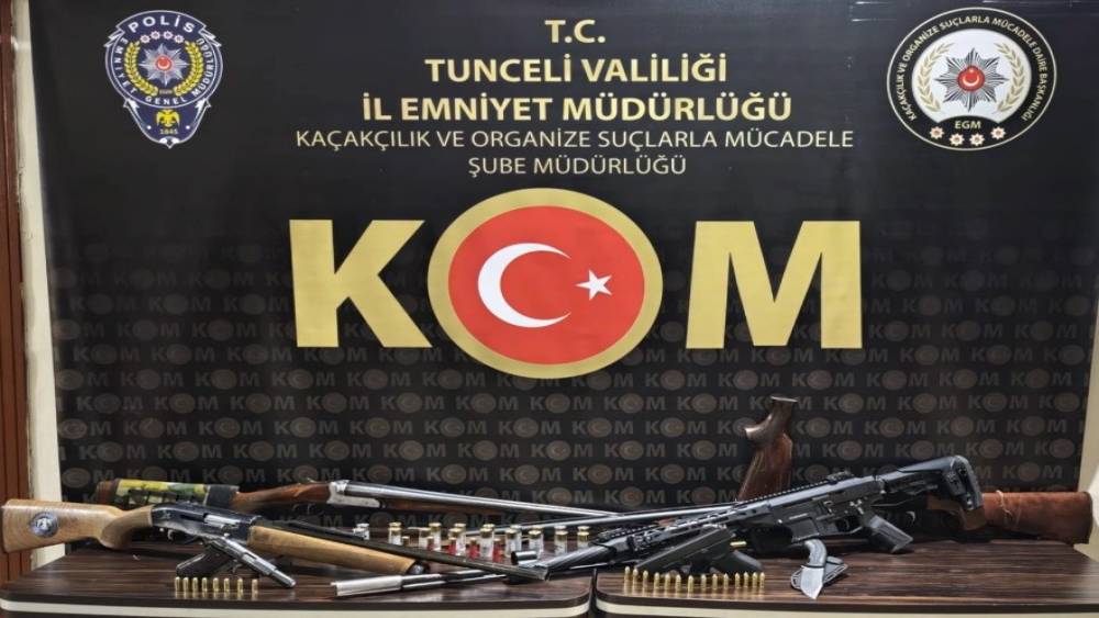 Tunceli&rsquo;de ruhsatsız silah operasyonu: 6 ş&uuml;pheli yakalandı
