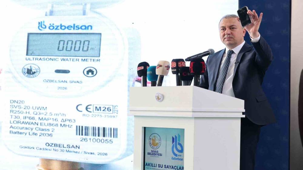 Yerli ve milli imkanlarla &uuml;retilen akıllı su saya&ccedil;ları tanıtıldı
