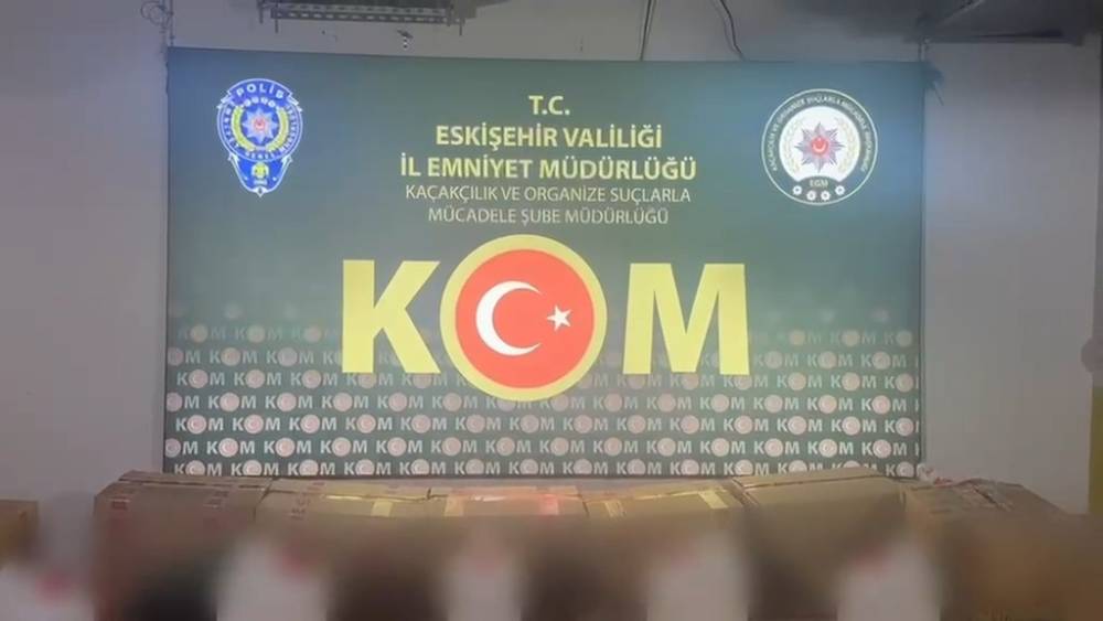 Eskişehir&rsquo;de ka&ccedil;ak alkol operasyonu
