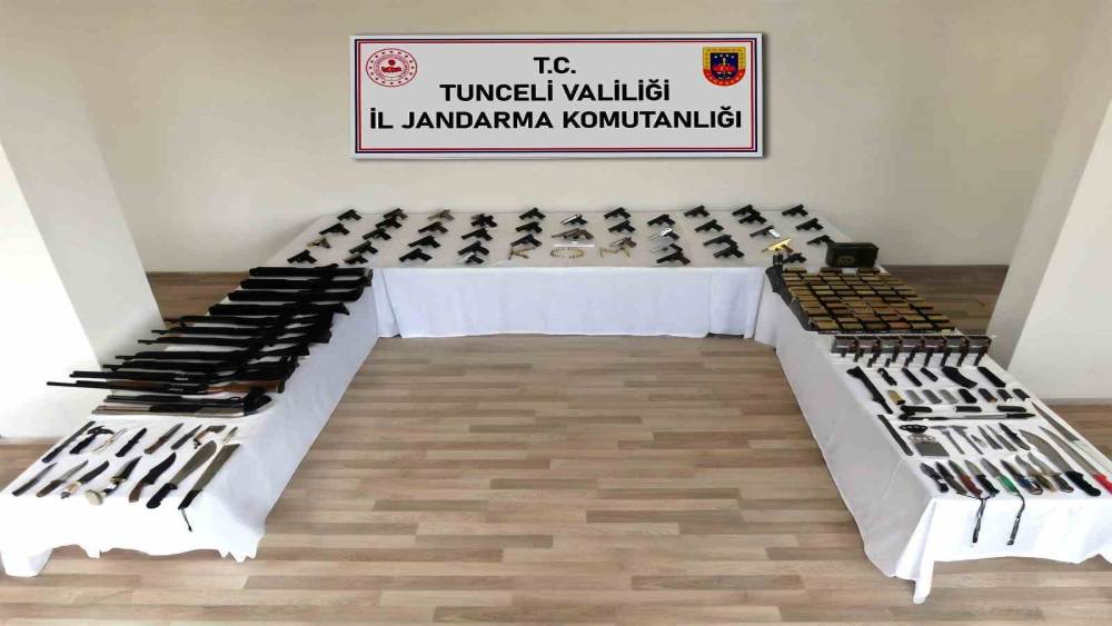 Tunceli merkezli 31 ilde silah kaçakçılarına operasyon: 60 gözaltı
