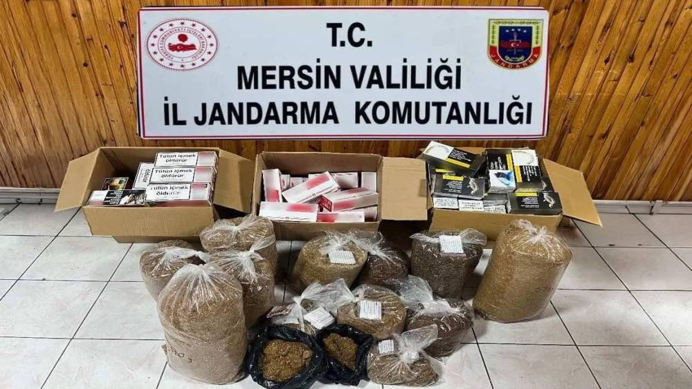 Mersin&rsquo;de ka&ccedil;ak makaron operasyonu: 2 g&ouml;zaltı
