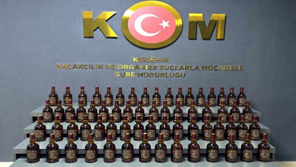 Kırşehir&rsquo;de ka&ccedil;ak i&ccedil;ki ele ge&ccedil;irildi
