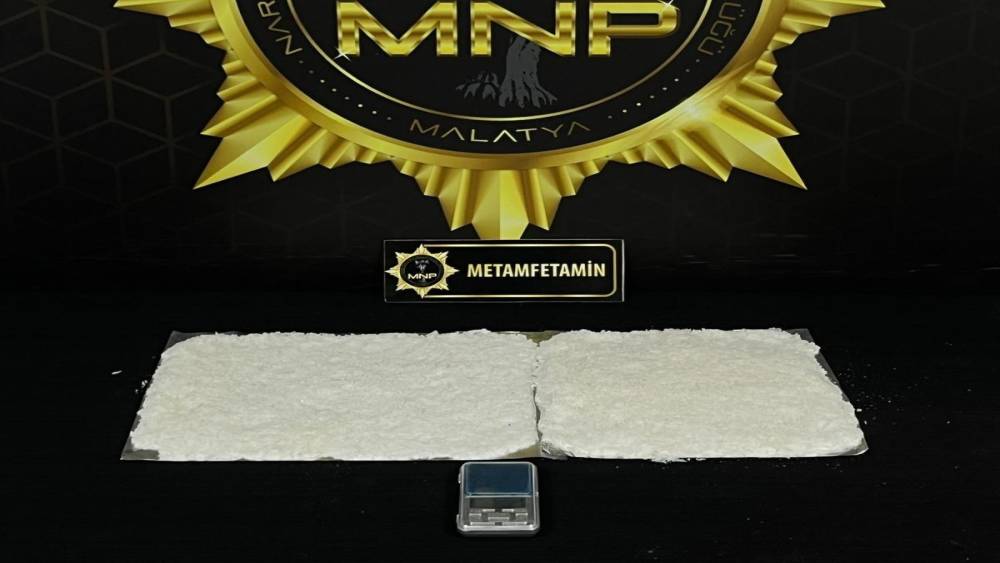 Malatya&rsquo;da 900 gram metamfetamin ele ge&ccedil;irildi: 1 ş&uuml;pheli tutuklandı
