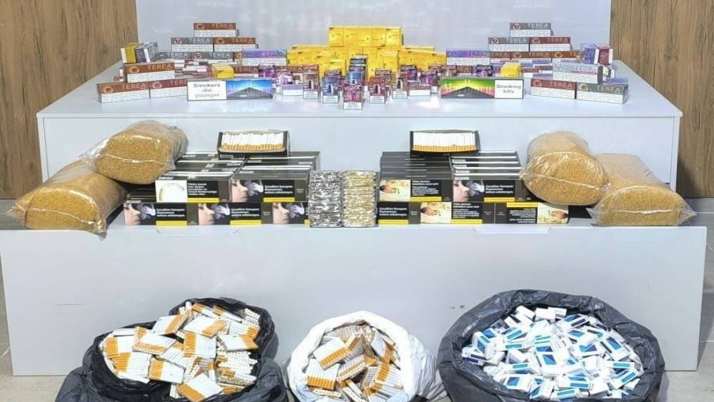 Samsun&rsquo;da binlerce makaron ve ka&ccedil;ak &uuml;r&uuml;n ele ge&ccedil;irildi
