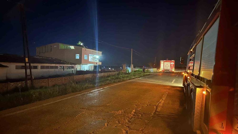 Muratlı&rsquo;da baca yangını
