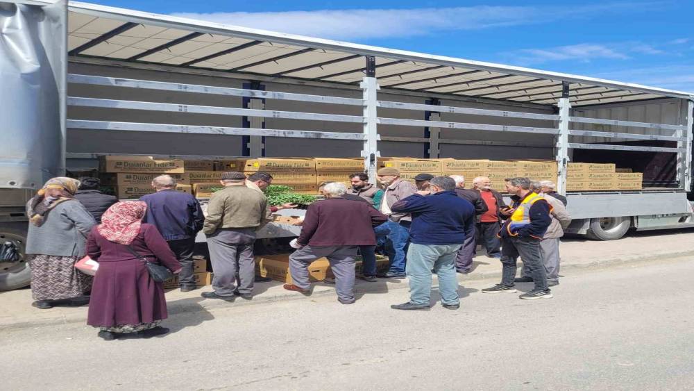 Kastamonu&rsquo;da &ccedil;ift&ccedil;ilere 147 bin adet sebze fidesi dağıtıldı
