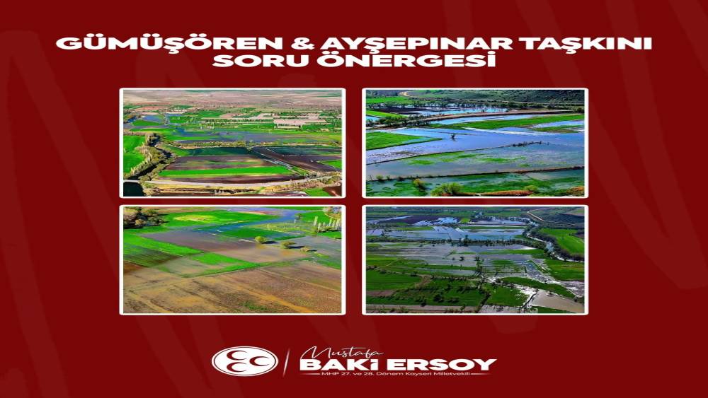 Baki Ersoy&rsquo;dan Tarım ve Orman Bakanlığı&rsquo;na &lsquo;taşkın soru &ouml;nergesi&rsquo;
