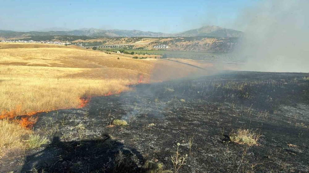 Bing&ouml;l&rsquo;de &ccedil;ıkan arazi yangını s&ouml;nd&uuml;r&uuml;ld&uuml;
