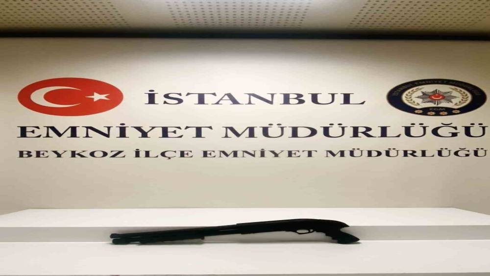 Beykoz&rsquo;da pompalı t&uuml;fekle havaya ateş a&ccedil;an şahıs yakalandı
