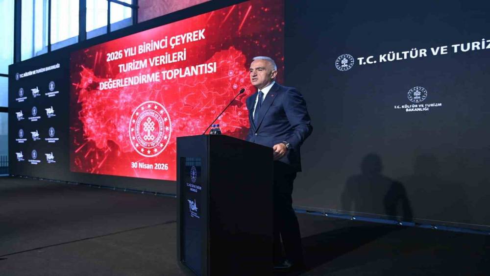 Bakan Ersoy: "Turizm geliri 2026 yılının ilk &ccedil;eyreğinde y&uuml;zde 4,2 artışla 9,8 milyar dolar oldu"
