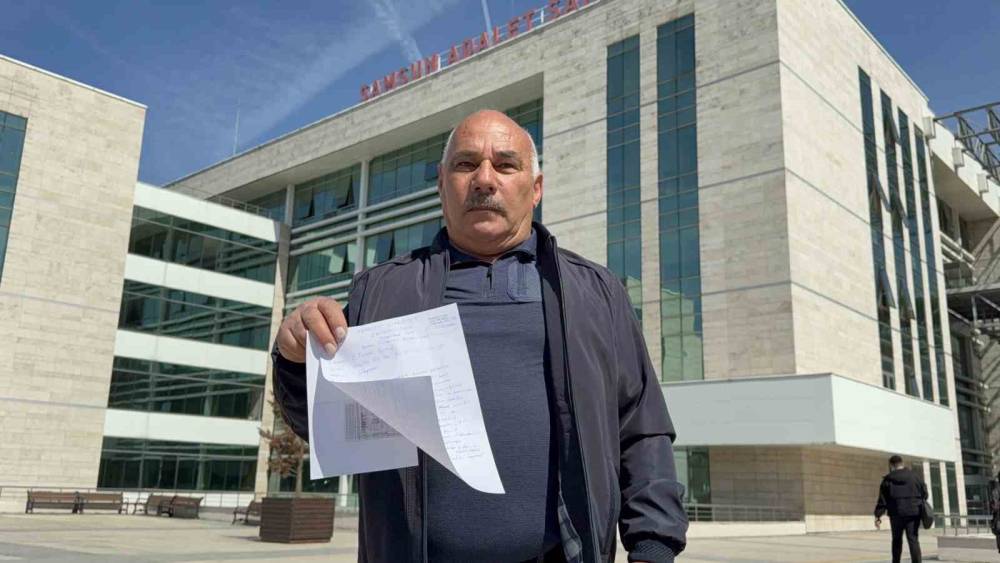 Alev topuna d&ouml;nen tırdan atlayarak kurtuldu, tamirciden şikayet&ccedil;i oldu
