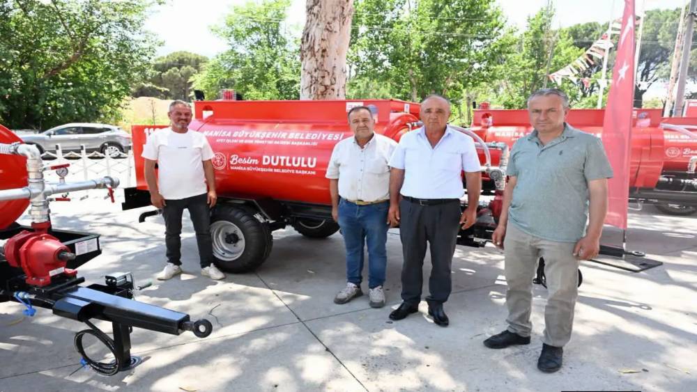 Sarıg&ouml;l&rsquo;de &uuml;&ccedil; mahalleye yangın tankeri desteği
