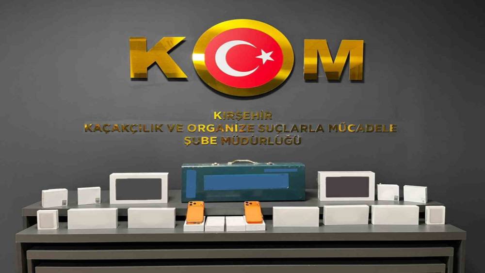 Kırşehir&rsquo;de &ccedil;ok sayıda ka&ccedil;ak &uuml;r&uuml;n yakalandı
