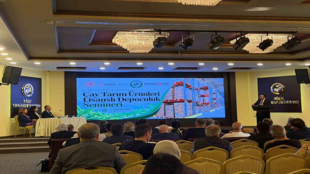 Rize&rsquo;de &ccedil;ay sekt&ouml;r&uuml;nde lisanslı depoculuk bilgilendirme semineri
